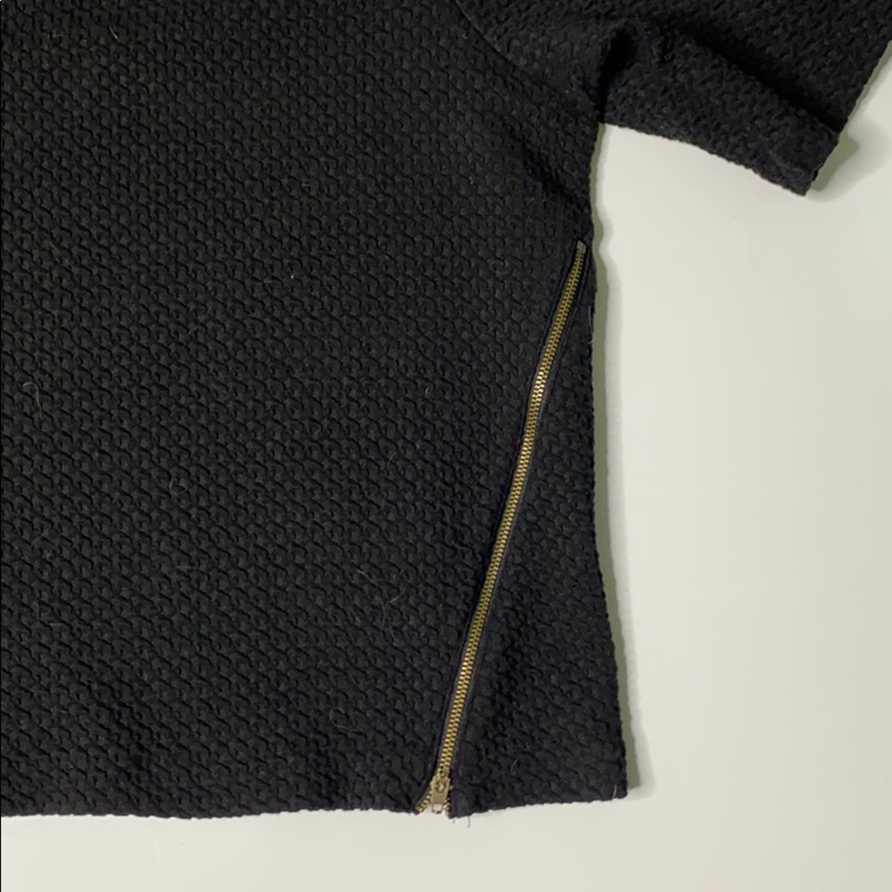 Anthropology cropped A-line black tee size M - Picture 11 of 12